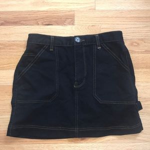 Urban Outfitters (BDG) Black Carpenter Skirt